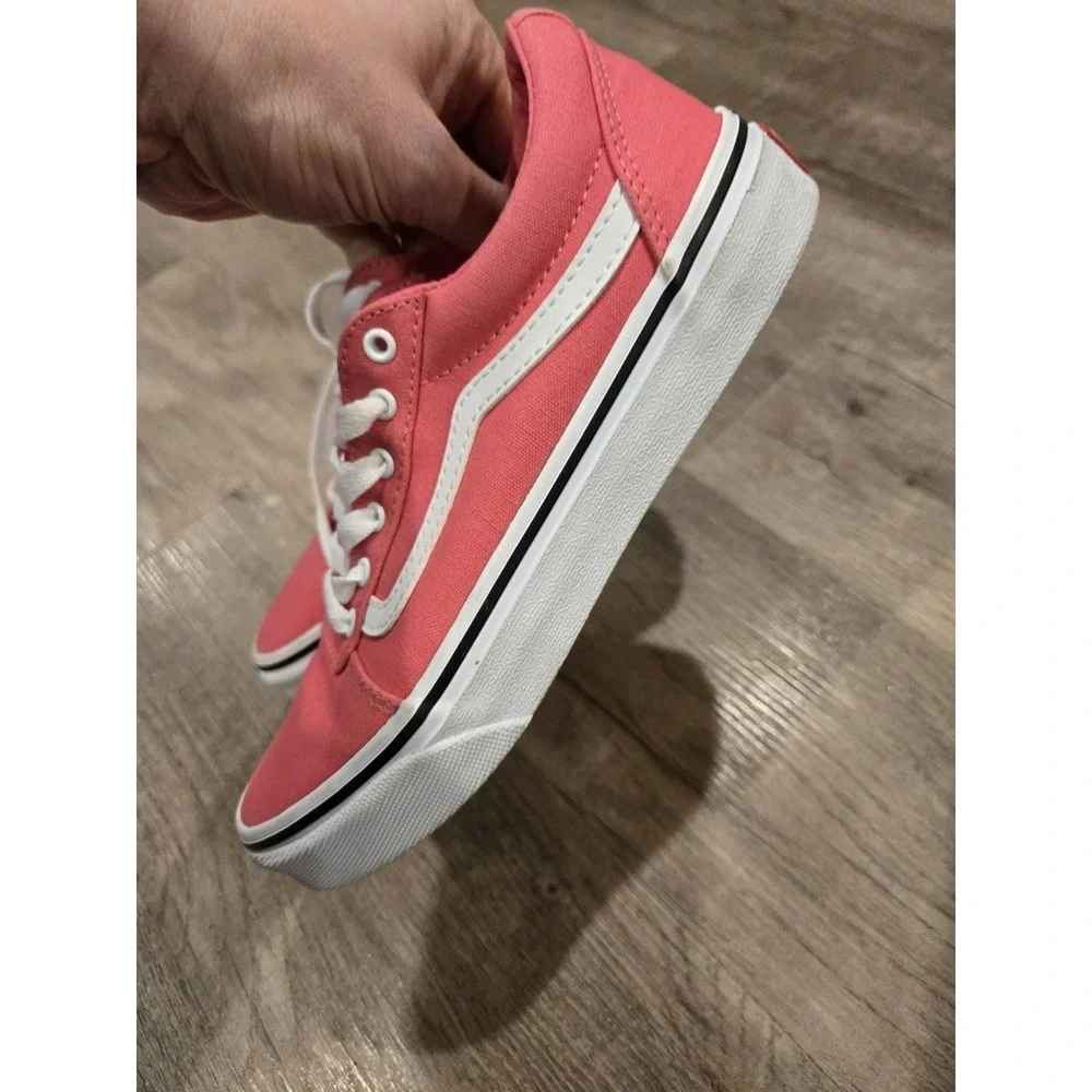 Vans Ward Canvas Shoes Honeysuckle‎ Pink Us Missy 3.5 Lace Up